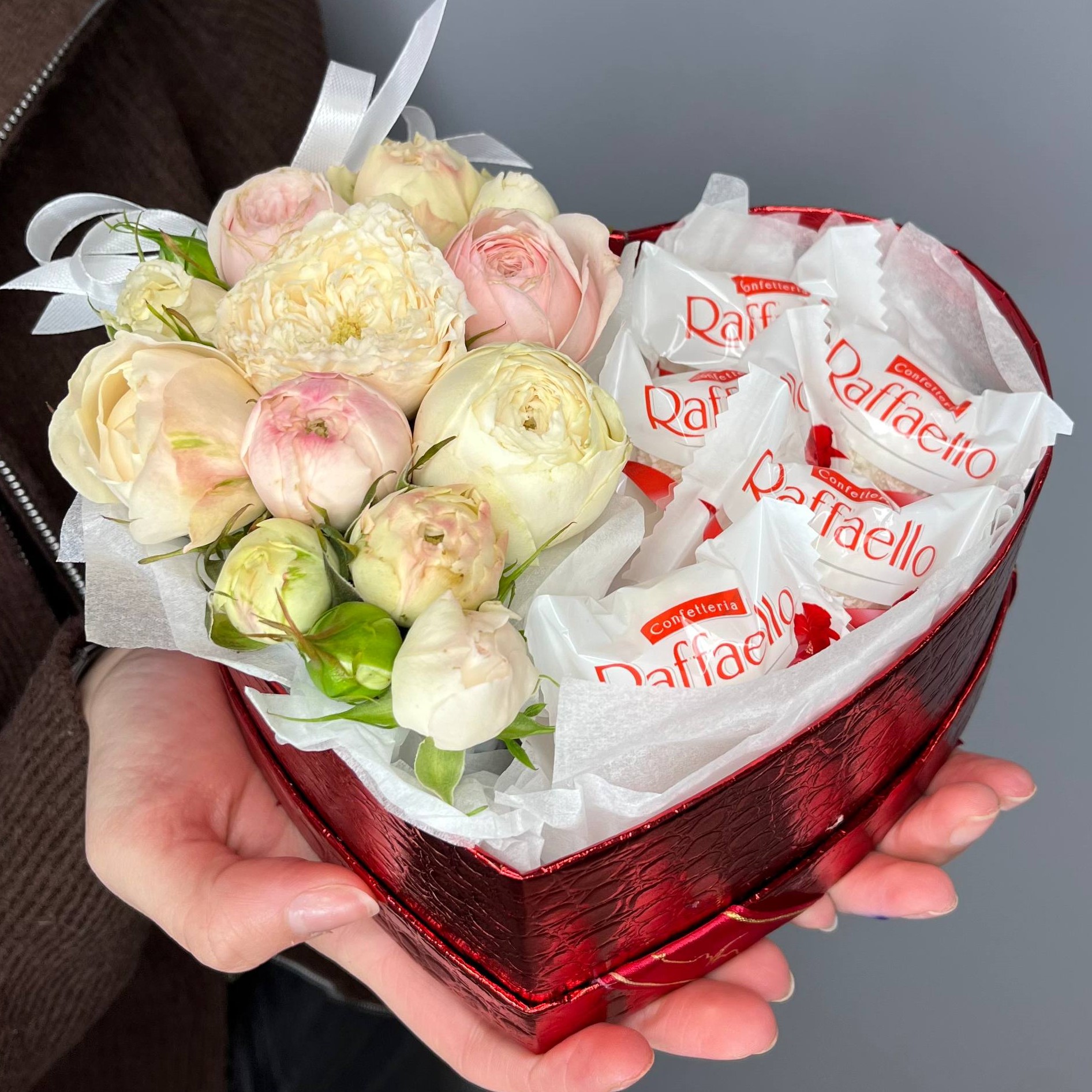 Композиция "Сладкая валентинка №1"