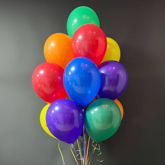 Набор из 15 разноцветных шаров