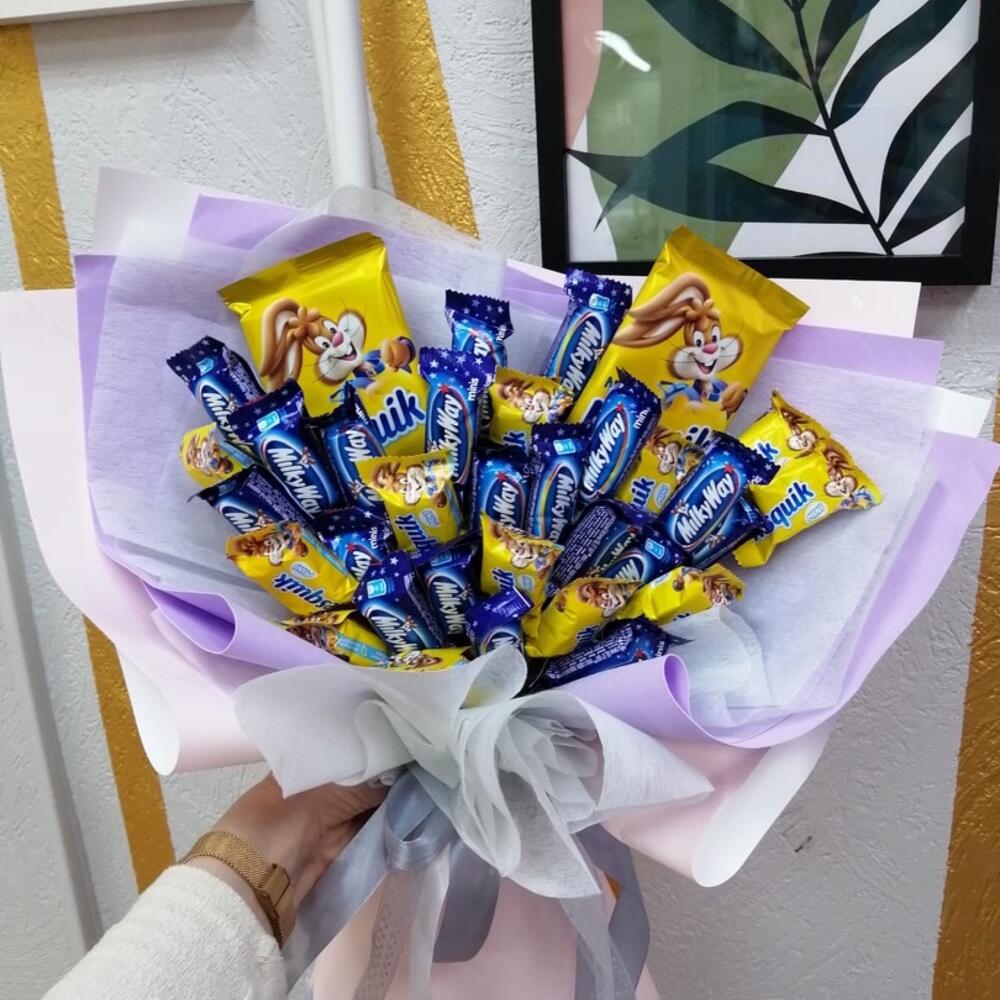 Сладкий букет "Milky Way + Nesquik"