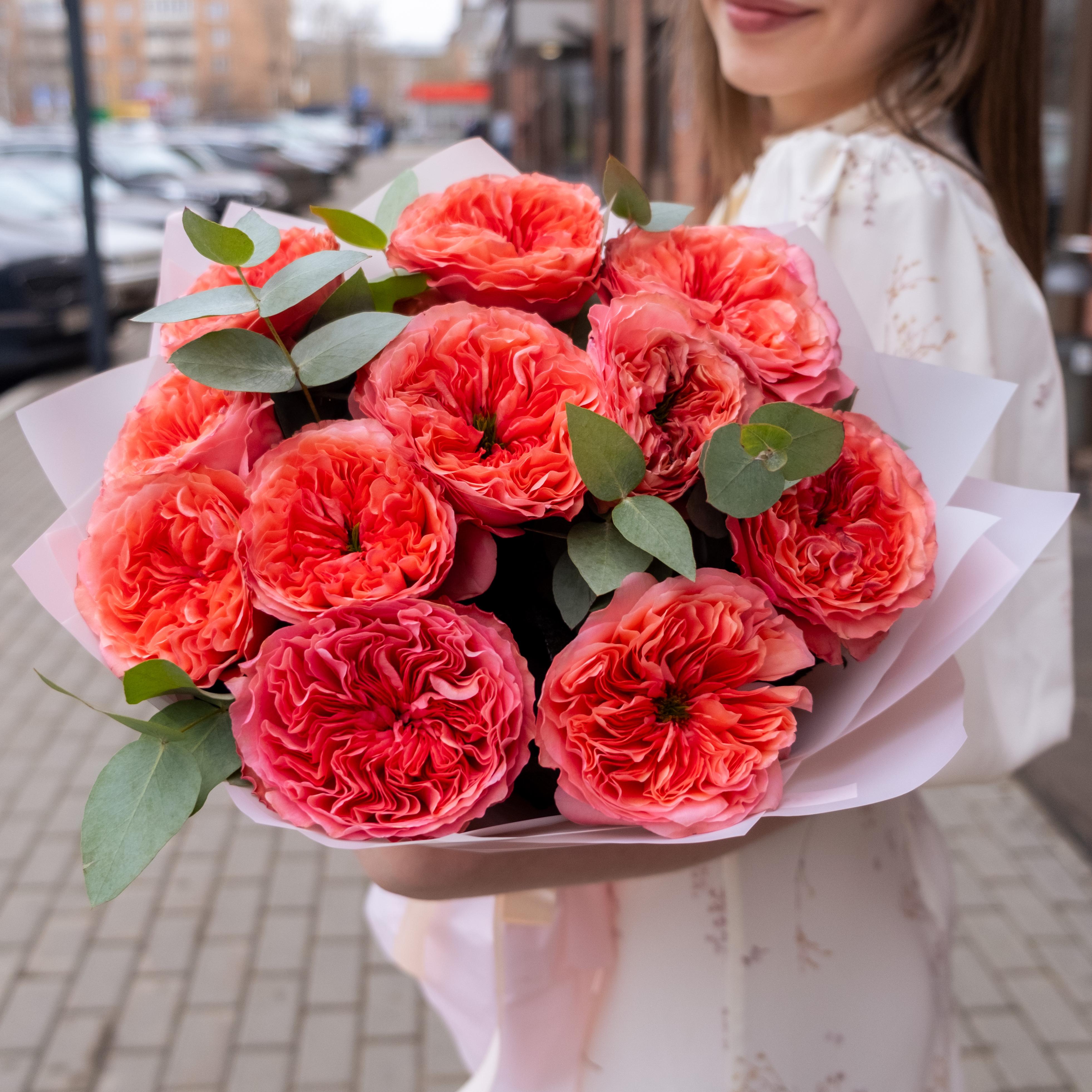 Букет "Романтика пионовидных роз"