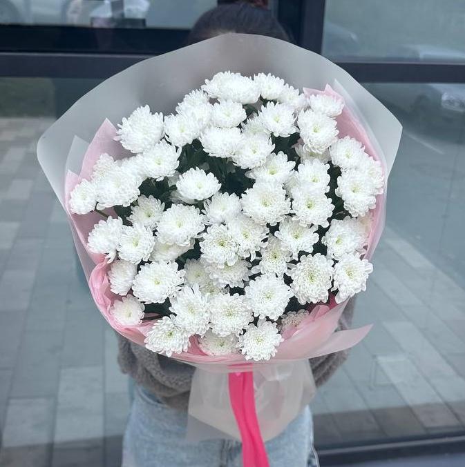 Комплимент из 15 хризантем