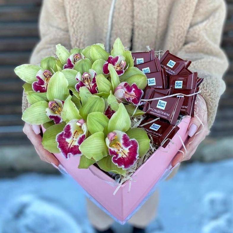 Сердце из орхидей и Ritter Sport