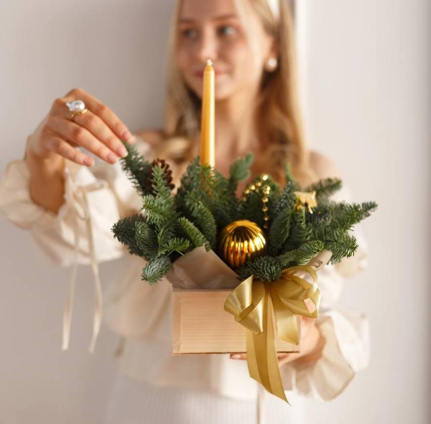 Композиция "Зимний уют"