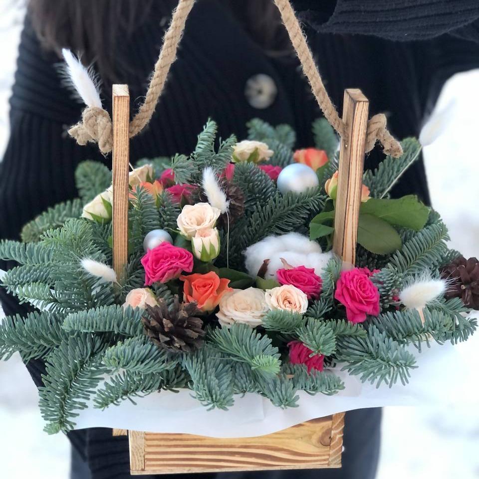 Композиция "Морозное утро"